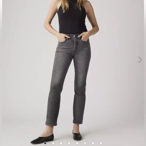 Levi's Wedgie Straight Jeans - faded black